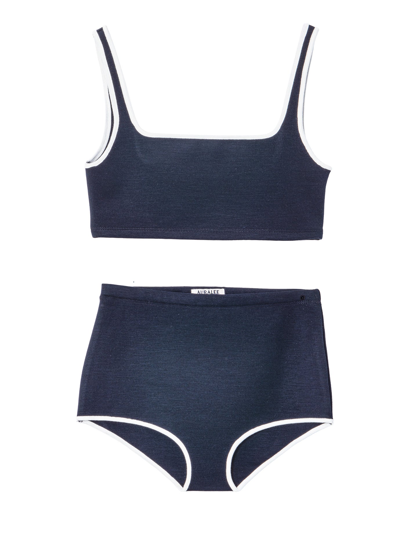 Auralee Women's Wool Stretch Double Jersey Set Of Dark Navy – Opia