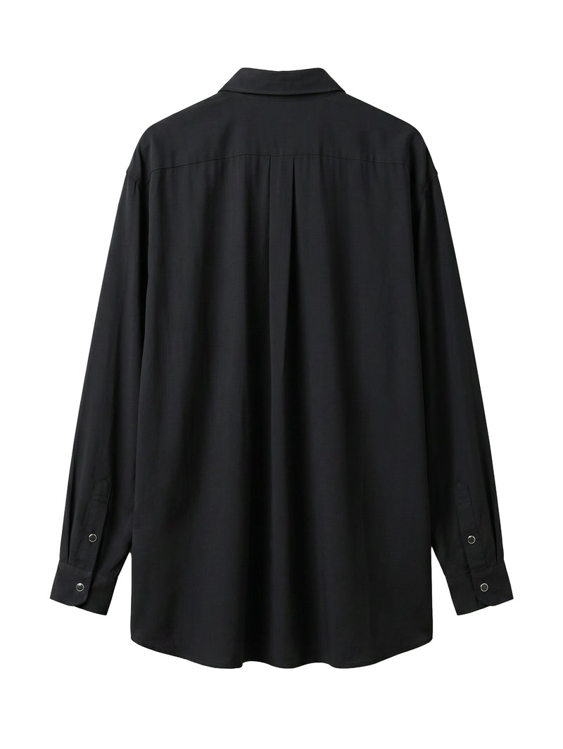 Comoli Rayon Comoli Shirt Black – Opia