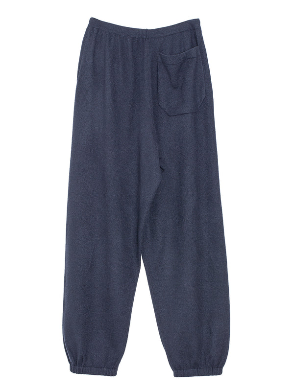 Cashmere Knit Pants Navy