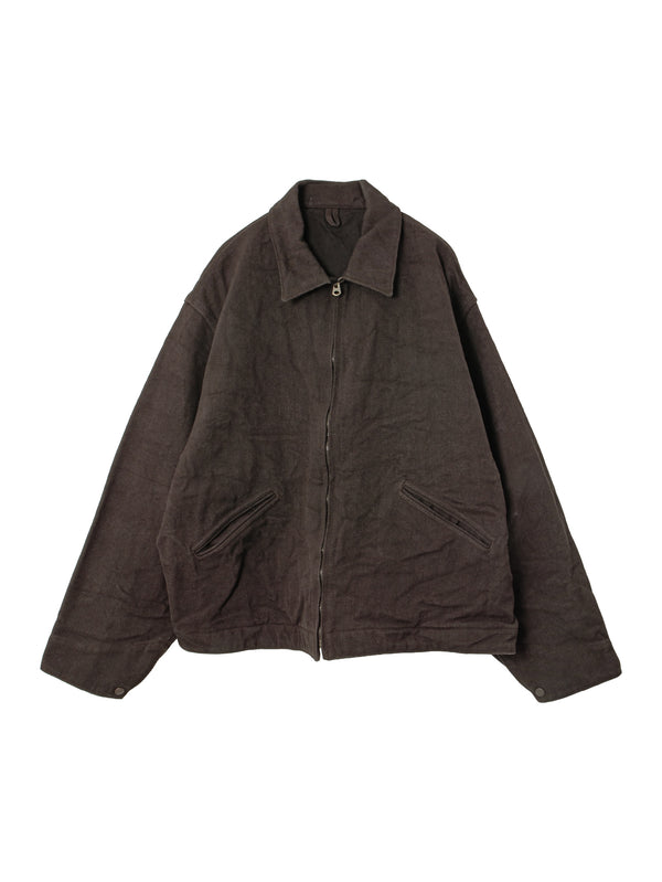 Comoli Hemp Duck Zip Short Jacket Brown – Opia