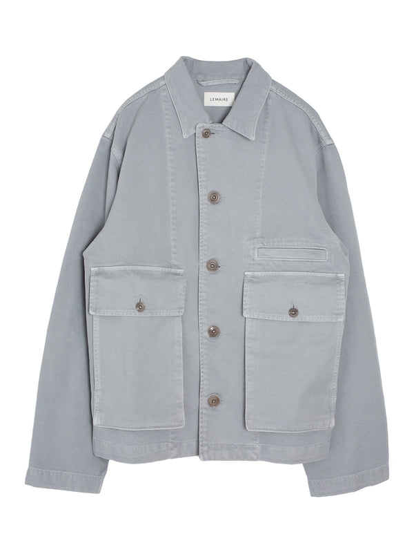 Boxy Jacket Snowy Blue Grey