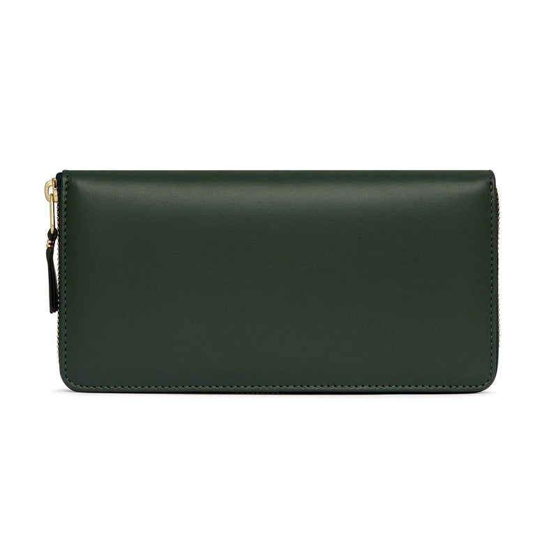CDG Classic Line Long Zip Around Wallet Bottle Green SA0110
