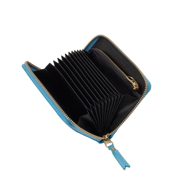 CDG Classic Line Zip Card Wallet Blue SA2110