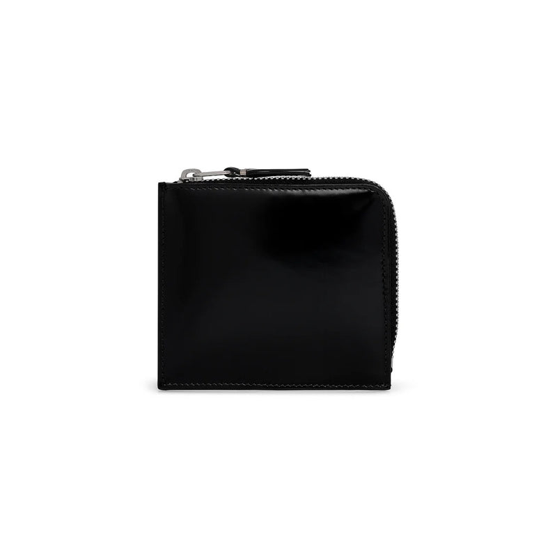 CDG Mirror Inside Side Zip Wallet Silver SA3100MI