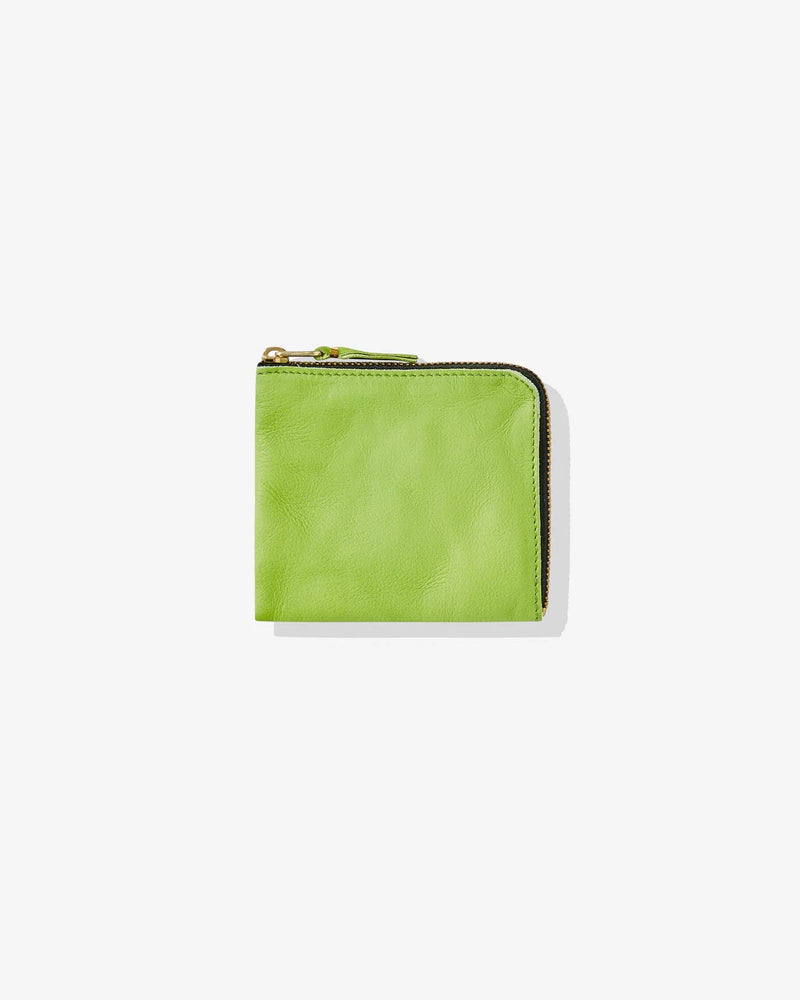 CDG Washed Side Zip Wallet Green SA3100WW