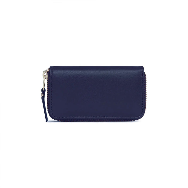 CDG Classic Line Zip Around Purse Navy SA410X