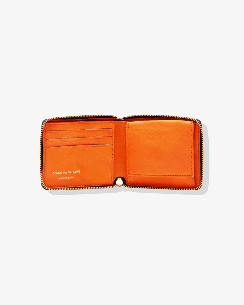 CDG Washed Zip Around Wallet Orange SA7100WW