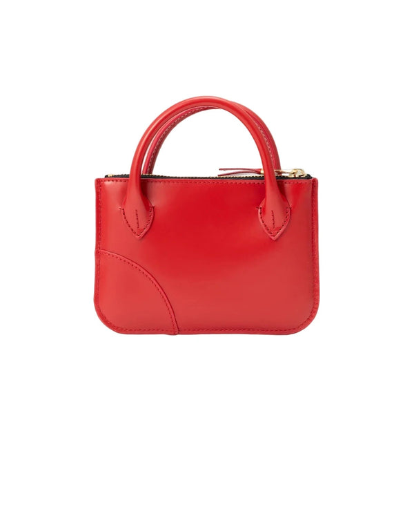 CDG Handles Small Pouch Wallet Red SA8100HA