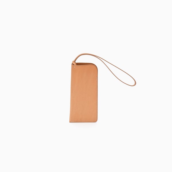 Glasses Case With Neck Strap Natural