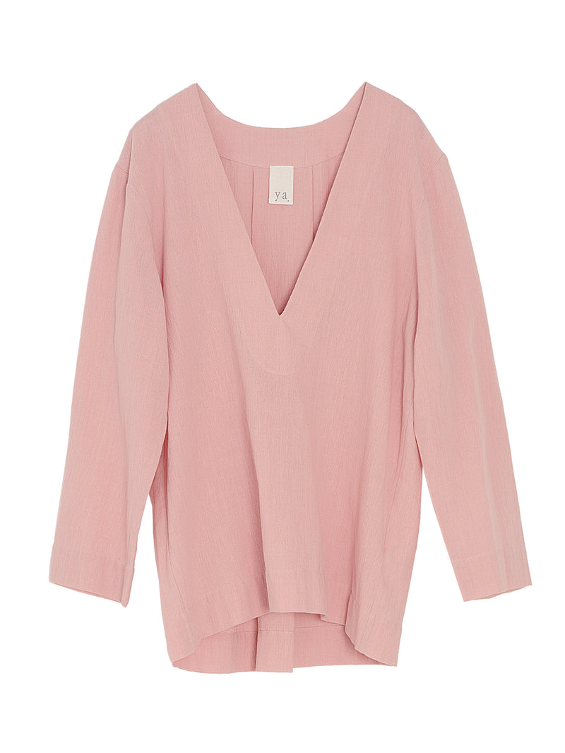 Tipova Pullover Madder Dye Cotton Faded Pink
