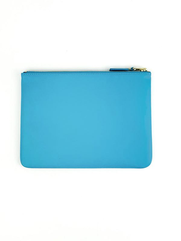 CDG Classic Line Pouch Wallet Blue
