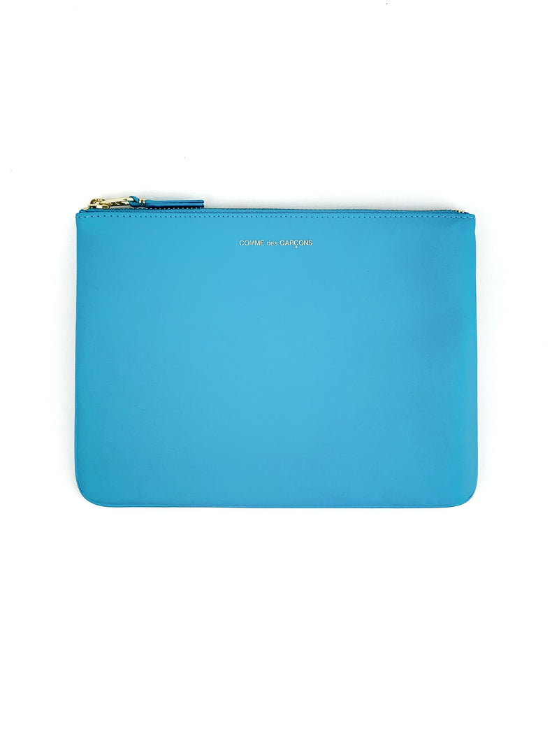 CDG Classic Line Small Pouch Wallet Blue