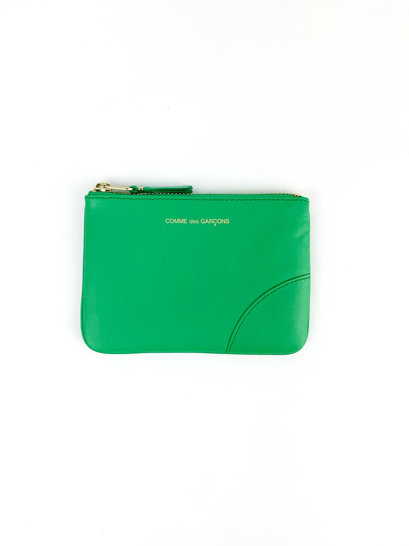 CDG Classic Line Small Pouch Wallet Green