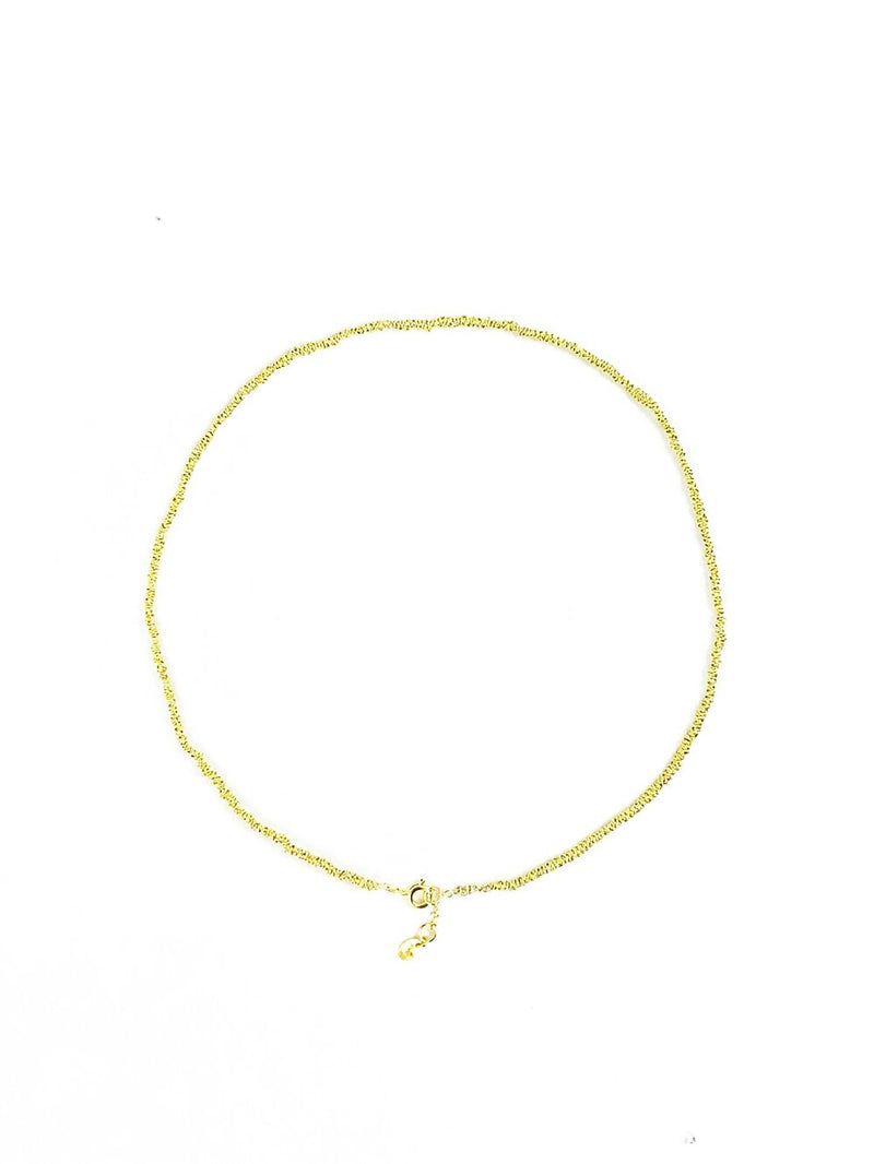 Gathered Gold Necklace