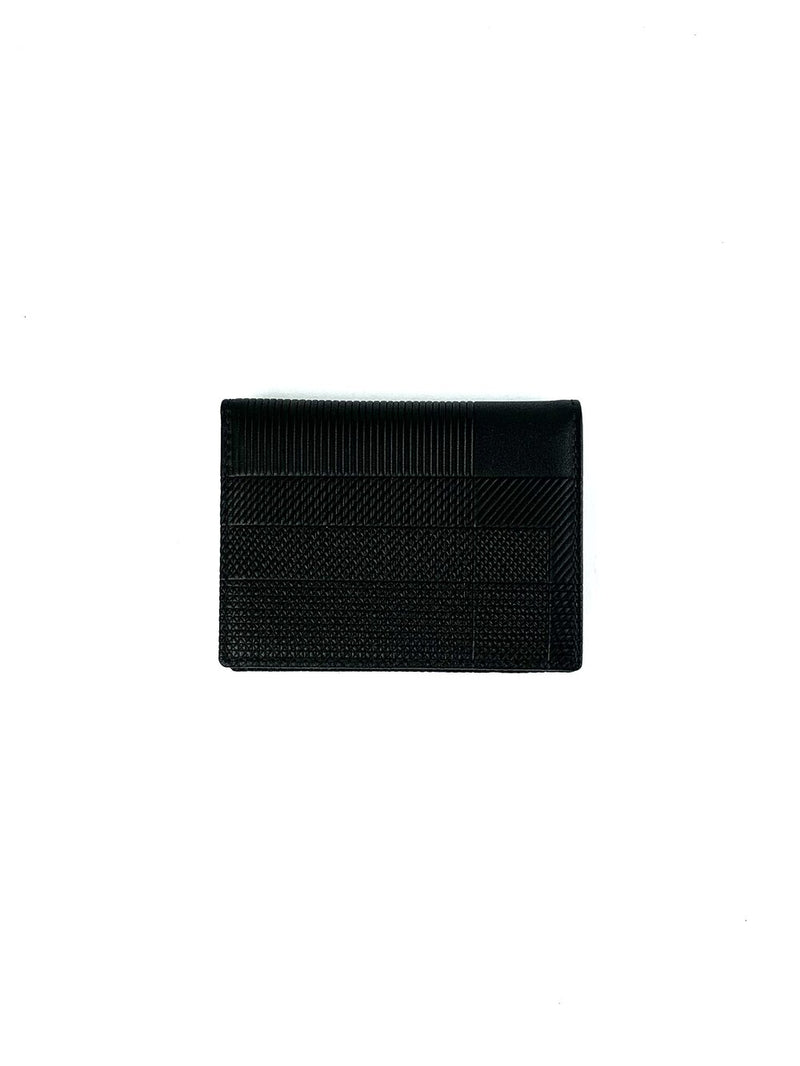 CDG Intersection Large Card Wallet Black