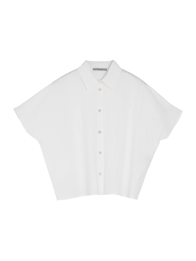 Provence White Crop Shirt