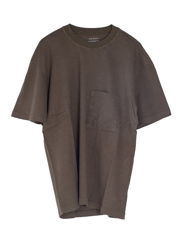 Pocket Tee Organic Cotton Hemp Jersey Olive