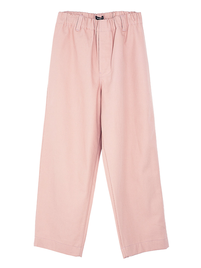 Evan Kinori Elastic Pant Organic Cotton Twill Pink