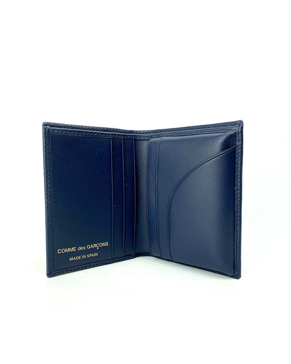 CDG Classic Line Large Card Wallet Navy