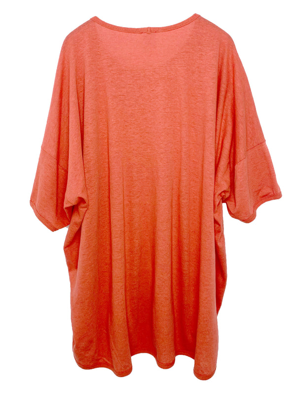 Tee Nr. 73 Coral Hemp and Cotton Jersey