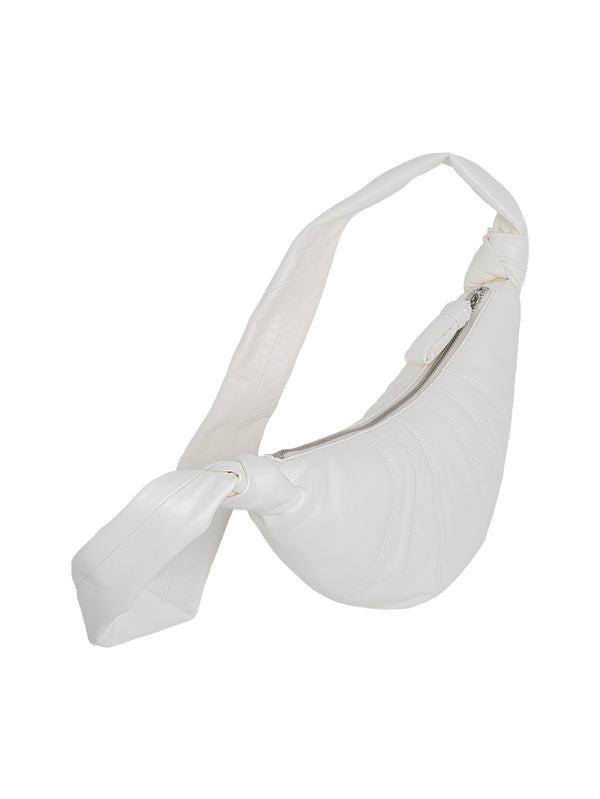 Small Croissant Bag White Lemaire