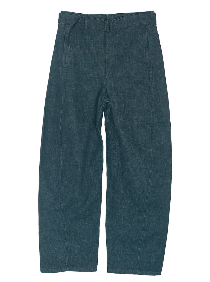 Lemaire Twisted Belted Pants Denim Indigo – Opia