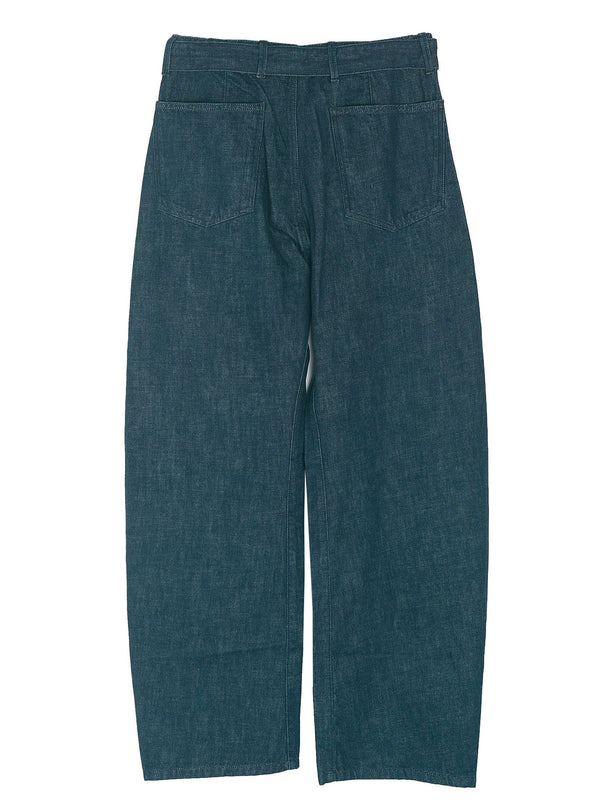Twisted Belted Pants Denim Indigo Lemaire