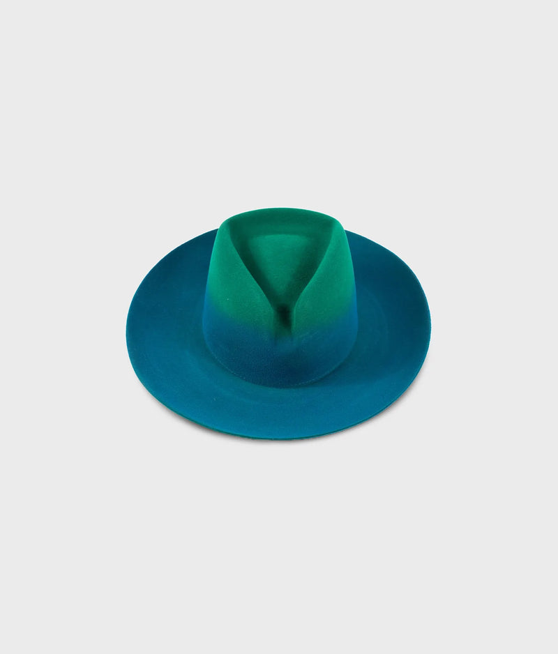 Barbisio Marcello Hat Barbisio Green and Blu Santorini Opia
