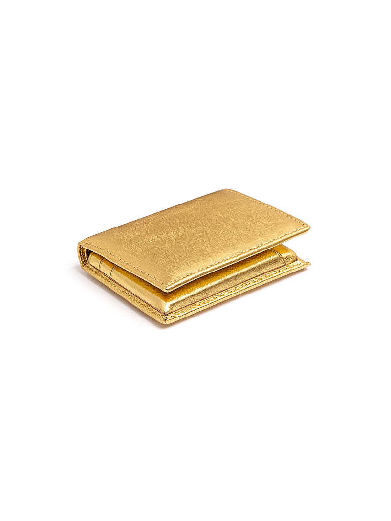 CDG Gold Line Large Card Wallet Gold