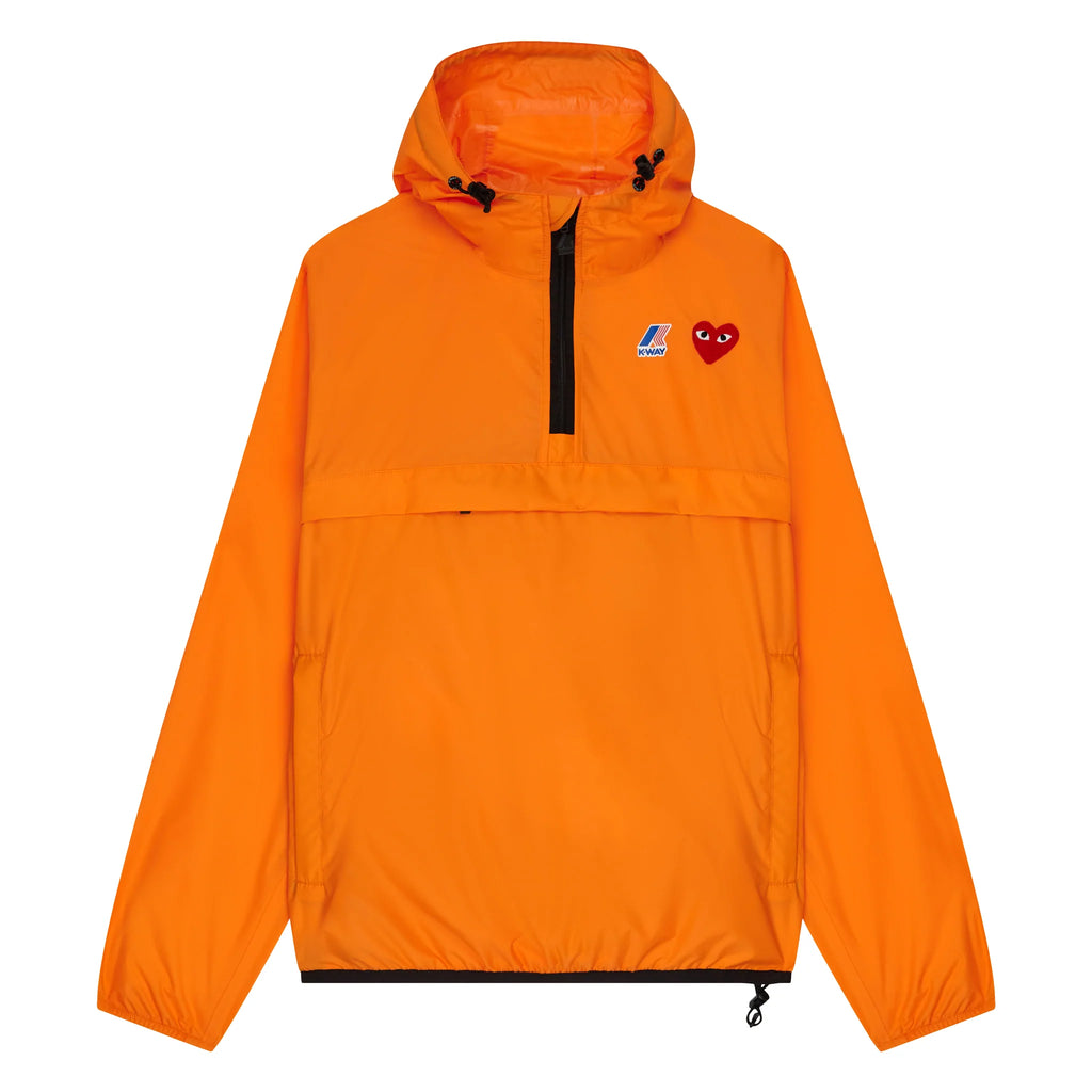 comme des garçon play zip parka COMME DES GARCONS PLAY Sweat à capuche avec fermeture éclair