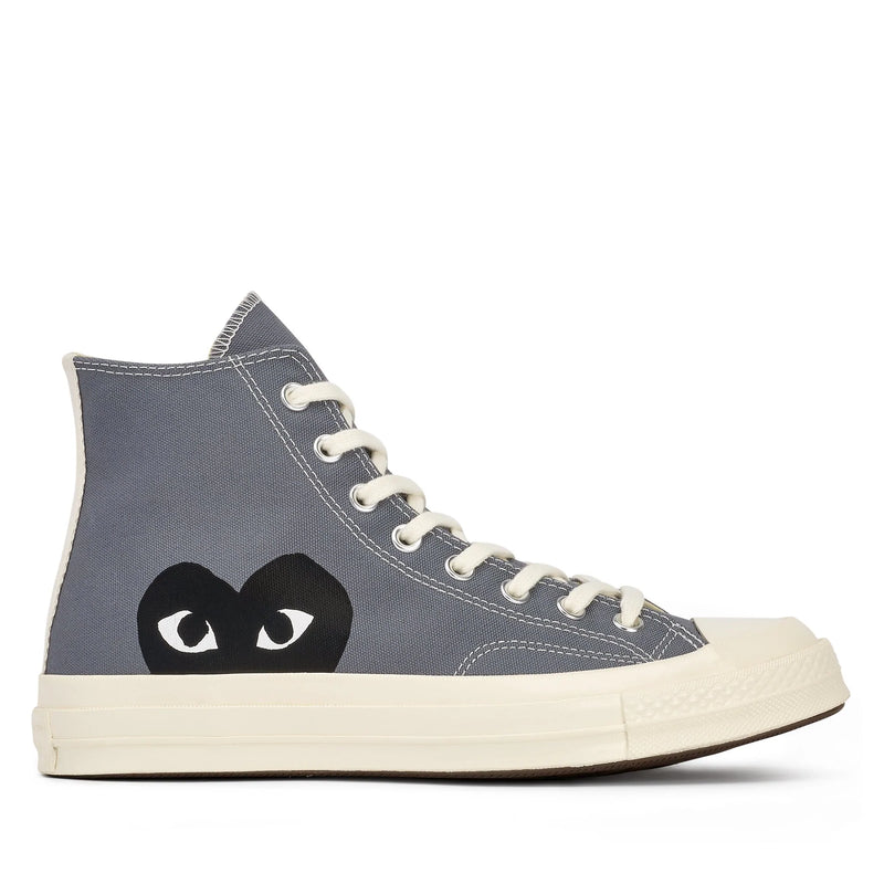 CDG Play Converse Chuck Taylor Grey