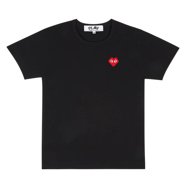 CDG Play Space Invader Women’s T-Shirt Black