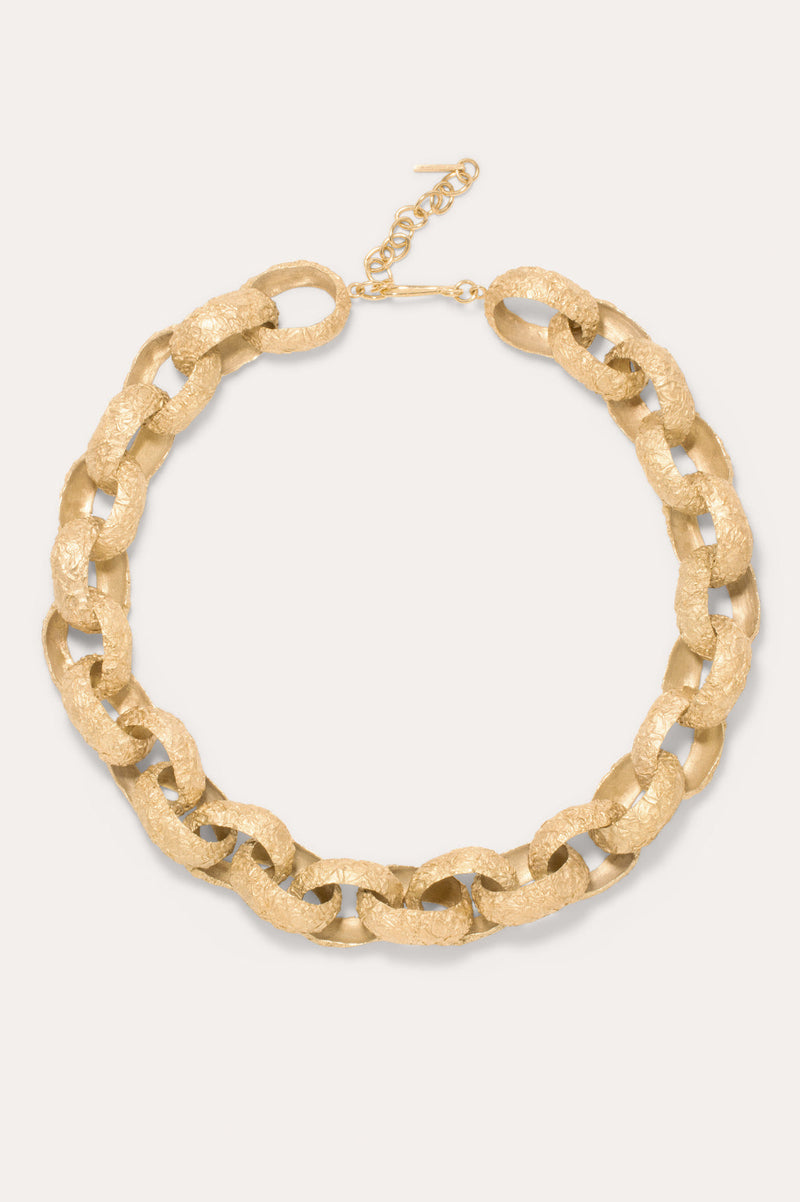 Foil Gold Plated Necklace