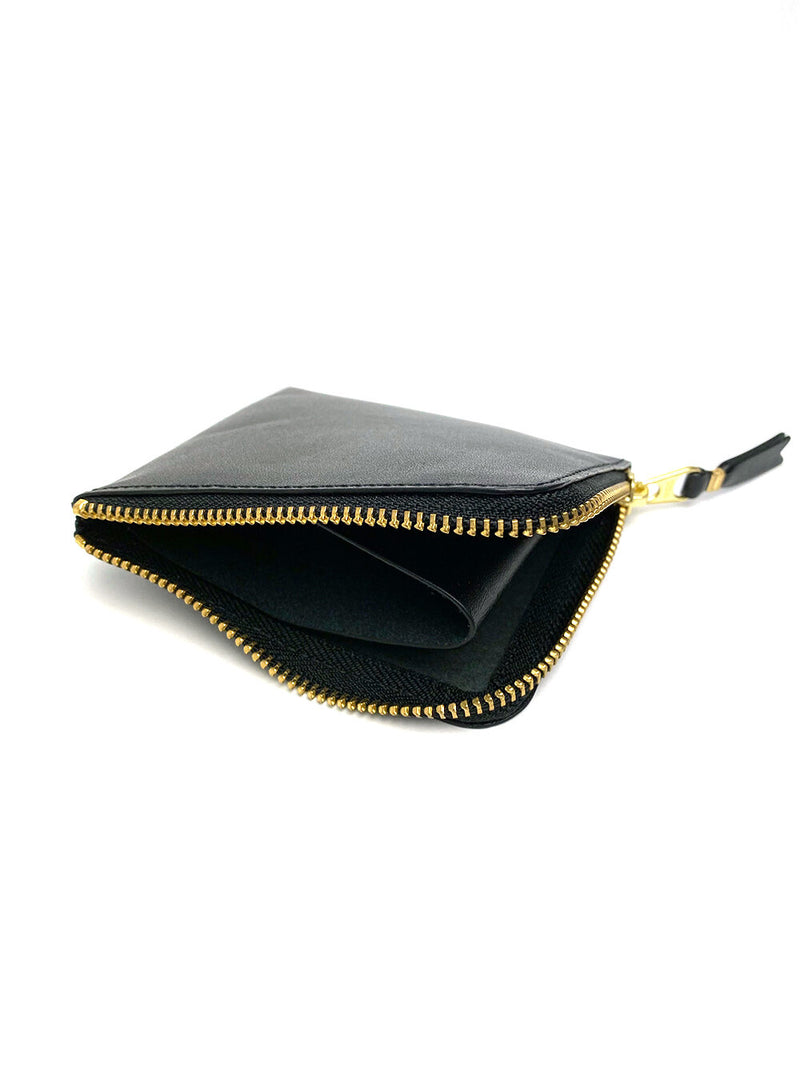 CDG Classic Line Side Zip Wallet Black